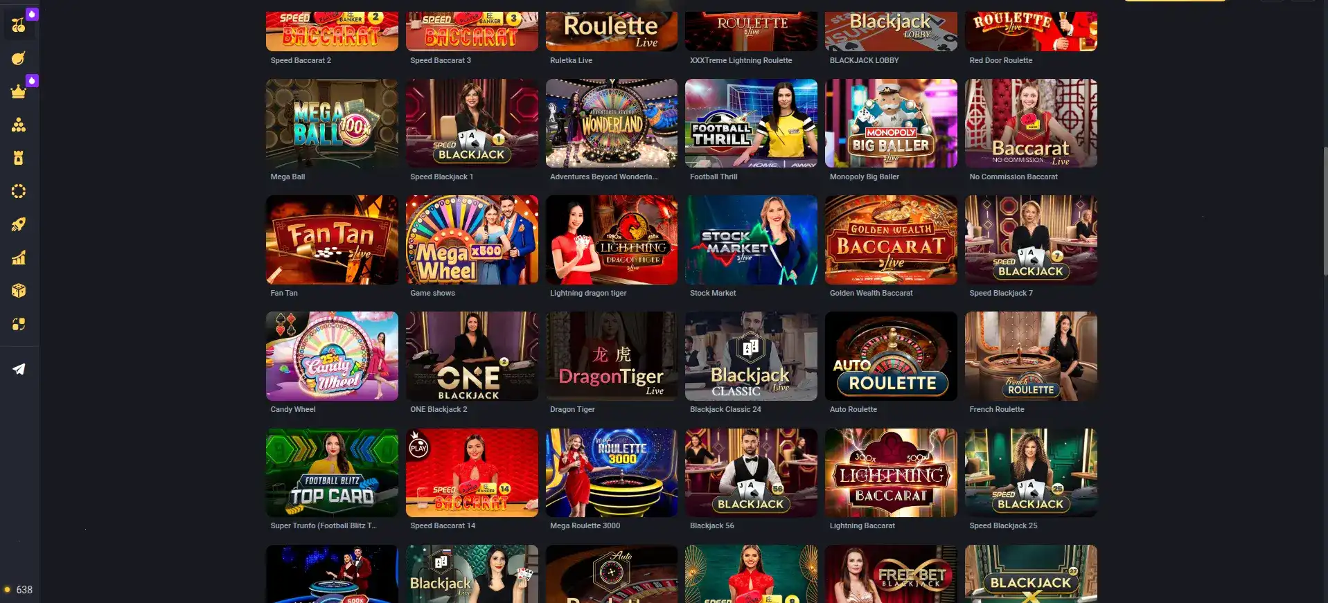 Мобильная версия Zooma casino